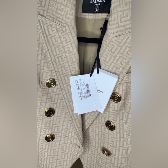 Balmain Jacquard Monogram Blazer - Picture 12 of 16